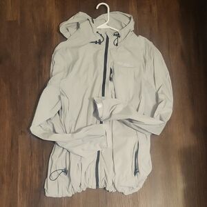 Women's Gray Hooded Jacket